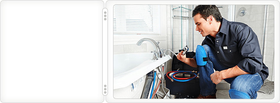 Plumber repairing the sink